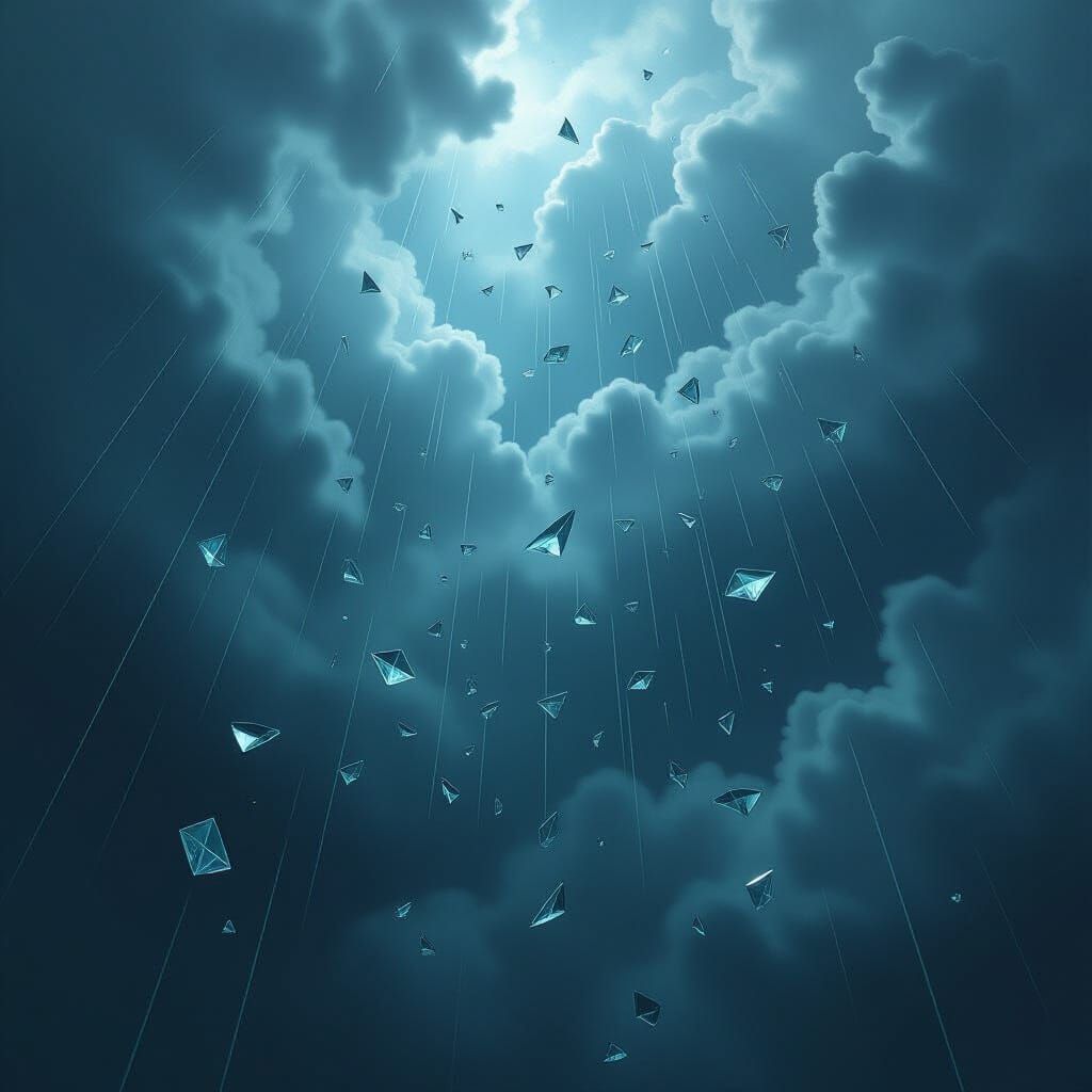 Glass Shard Rain From Haunted Sky