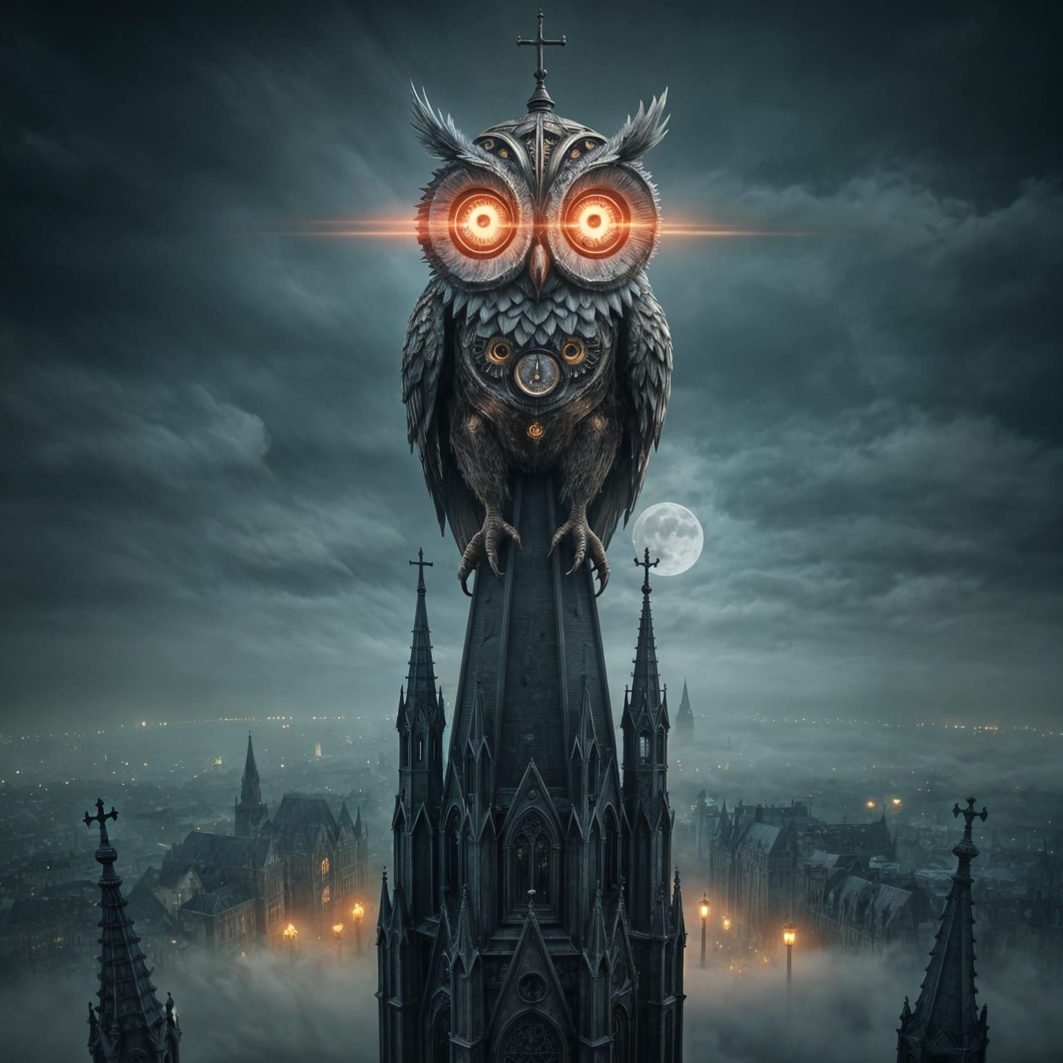 Owl on a Spire