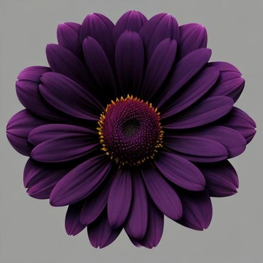 Bold Red, Purple, and Black Flower