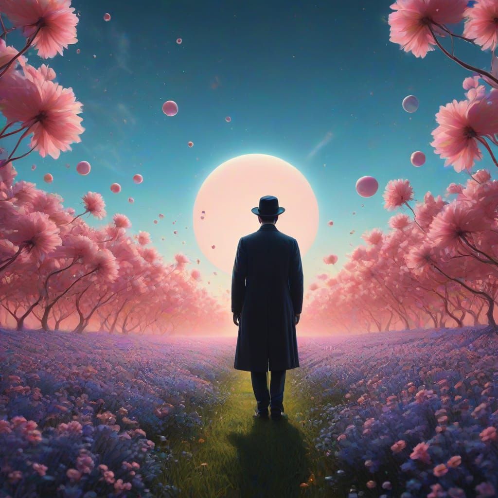 Whimsical Fantasy Realm in Soft Focus