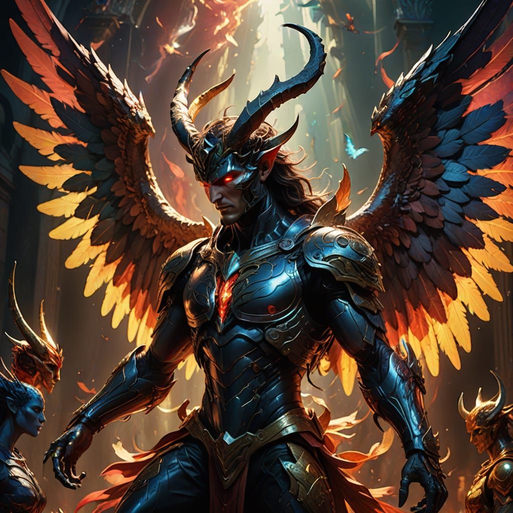 Angels, Demons, and Hybrids: Hyperrealistic Concept Art