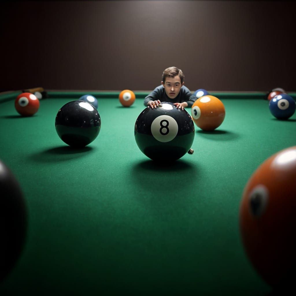 Behind the 8-ball