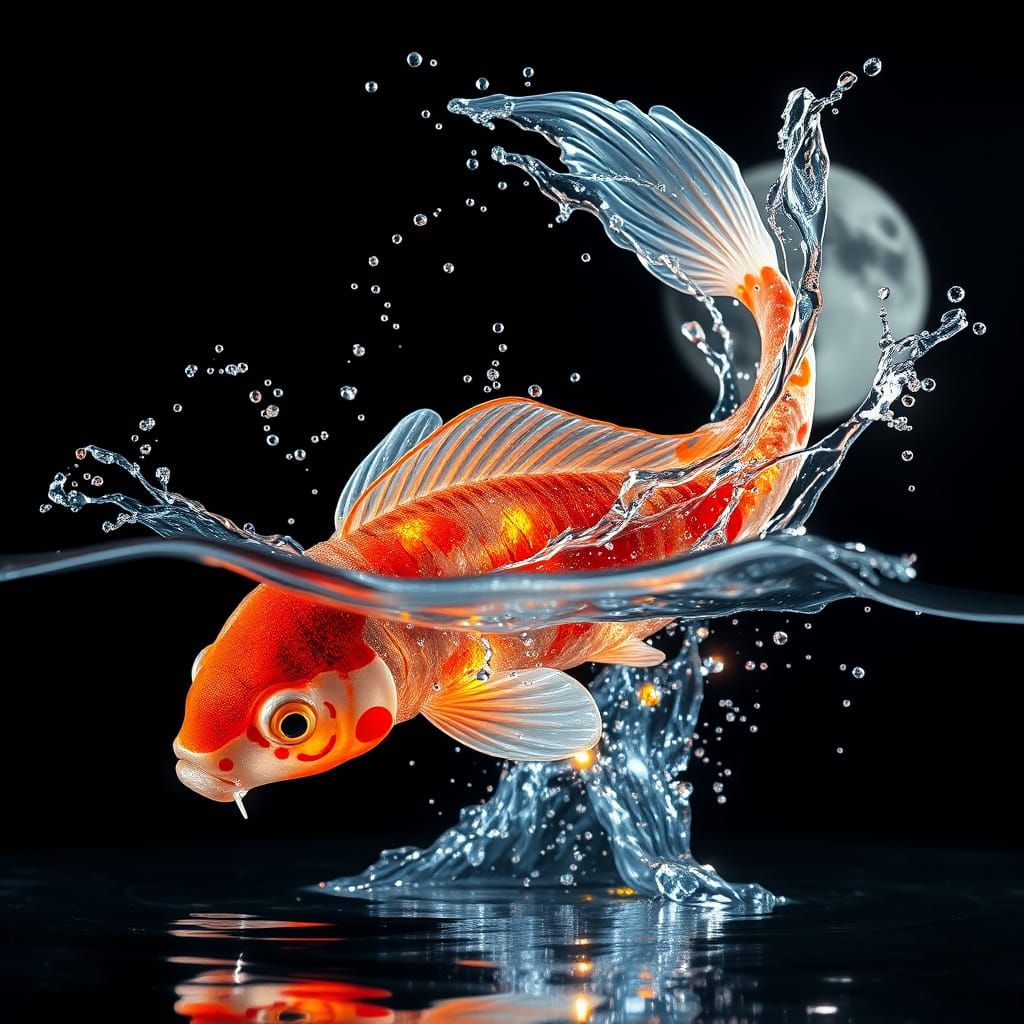 Splashed by the Great Koi