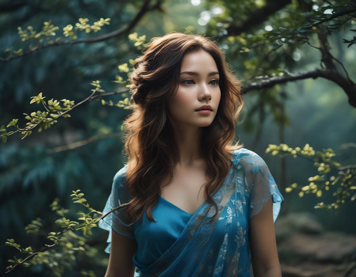 (Professional Photography Bokeh Portrait, (((dreamy))) (((gr...