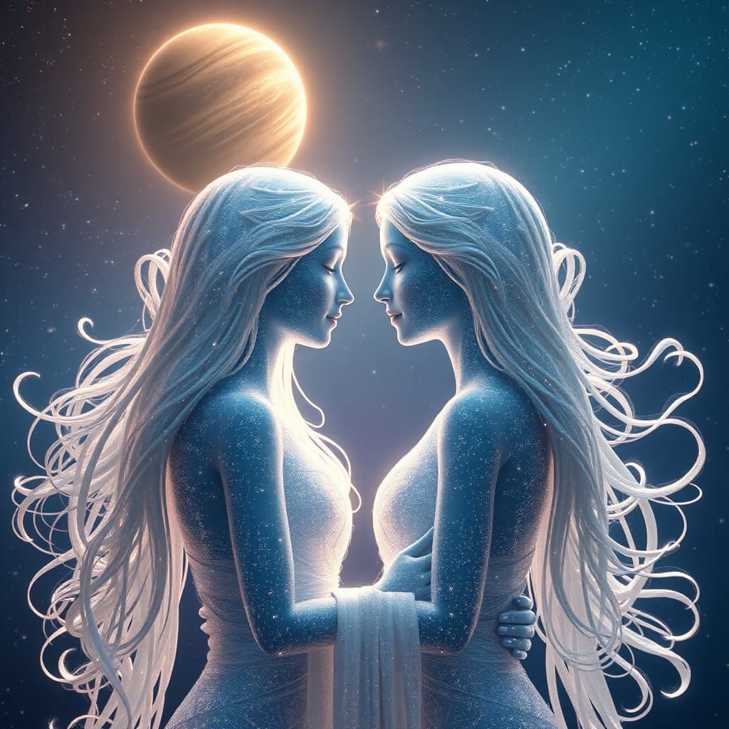 Pleiades Starseeds Teaching Peace as 3D Digital Art