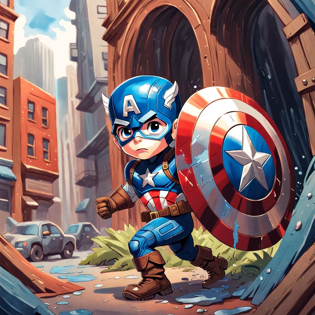 Little Captain America