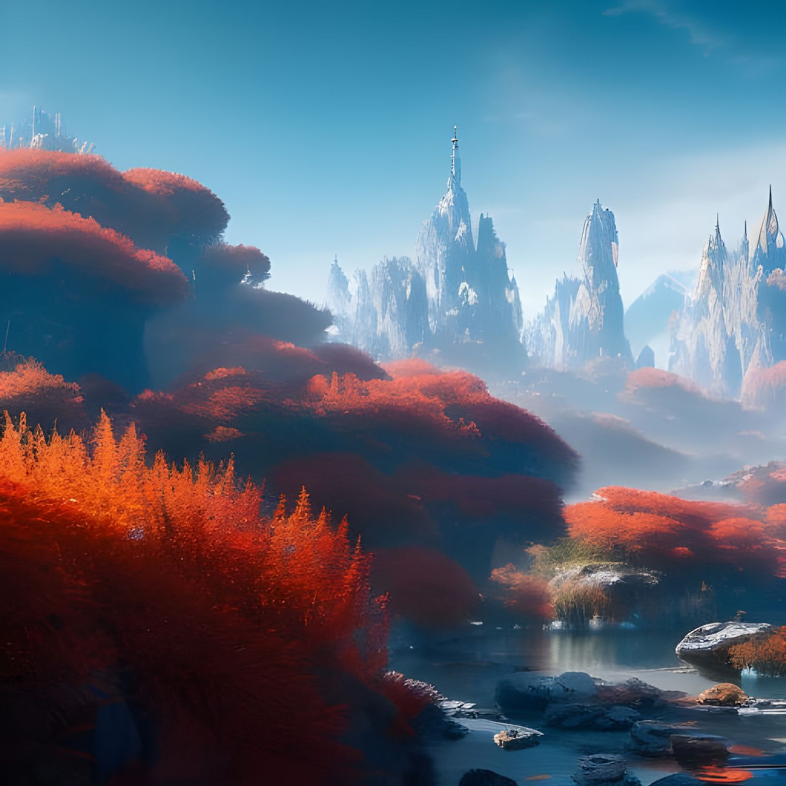 Air Ball in Style of Koons, Shishkin and Kashin