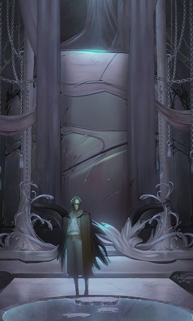 Creepy Motel Manager Portrait in Hyperdetailed Style