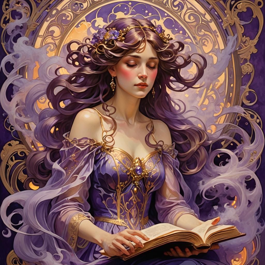 Phantasm Ghost Emerges from Art Nouveau Book