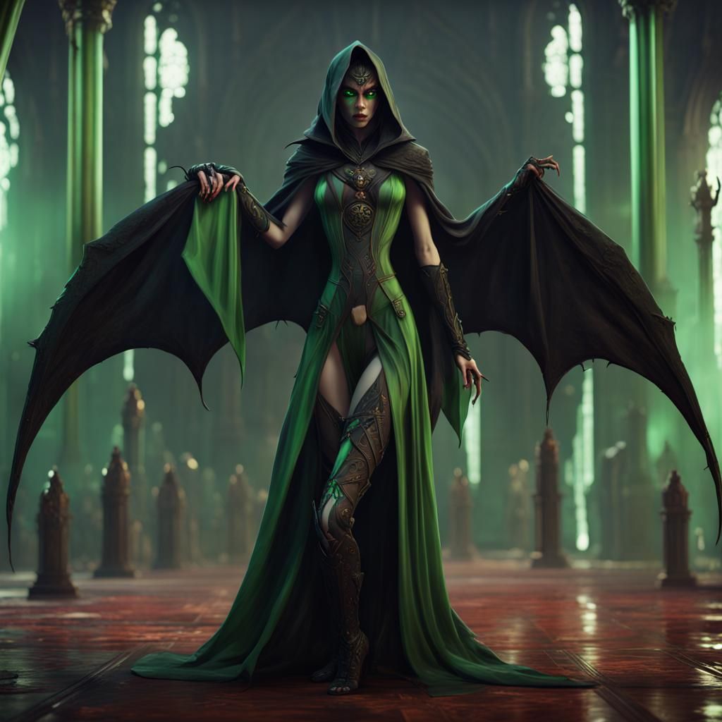 Baobhan Sith: Vampire Witch Fantasy Concept Art
