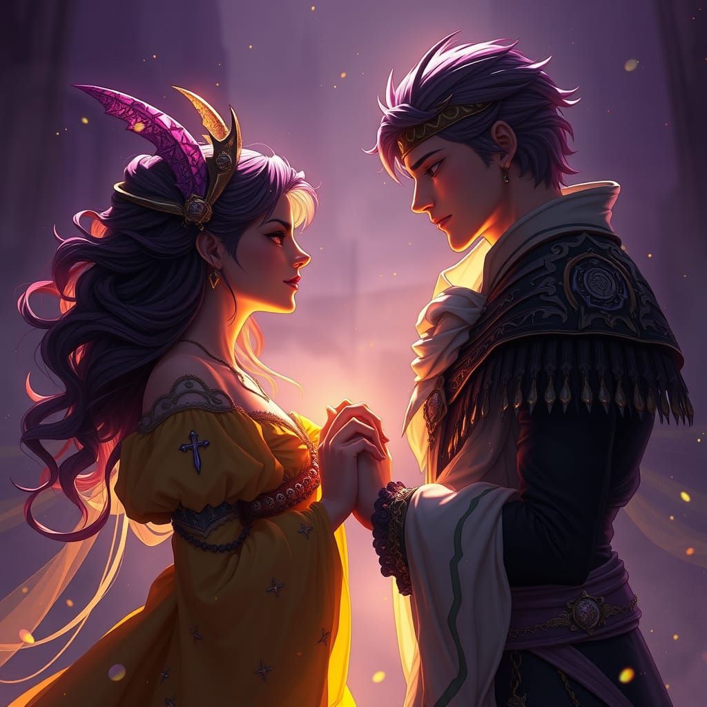 Eternal Love in Dark Fantasy, Masterpiece Art