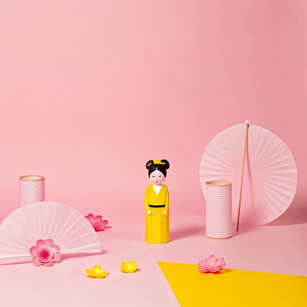 Chibi Geisha at a Global Festival of Lights