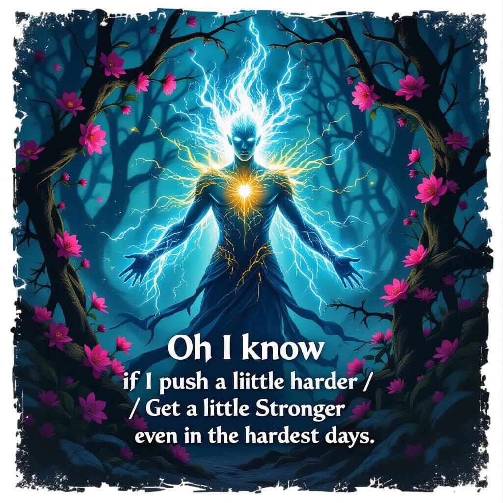 Ethereal Figure Emerges From Enchanted Forest