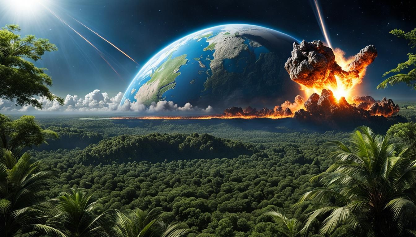 Giant Meteor Impact on Yucatan: Cretaceous Cataclysm