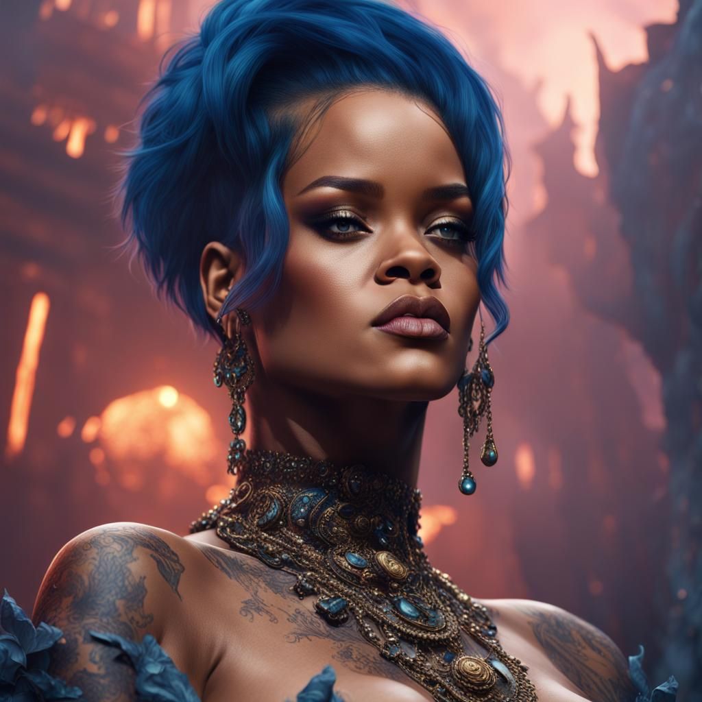 Rihanna: Detailed Matte Painting in Unreal Engine 5