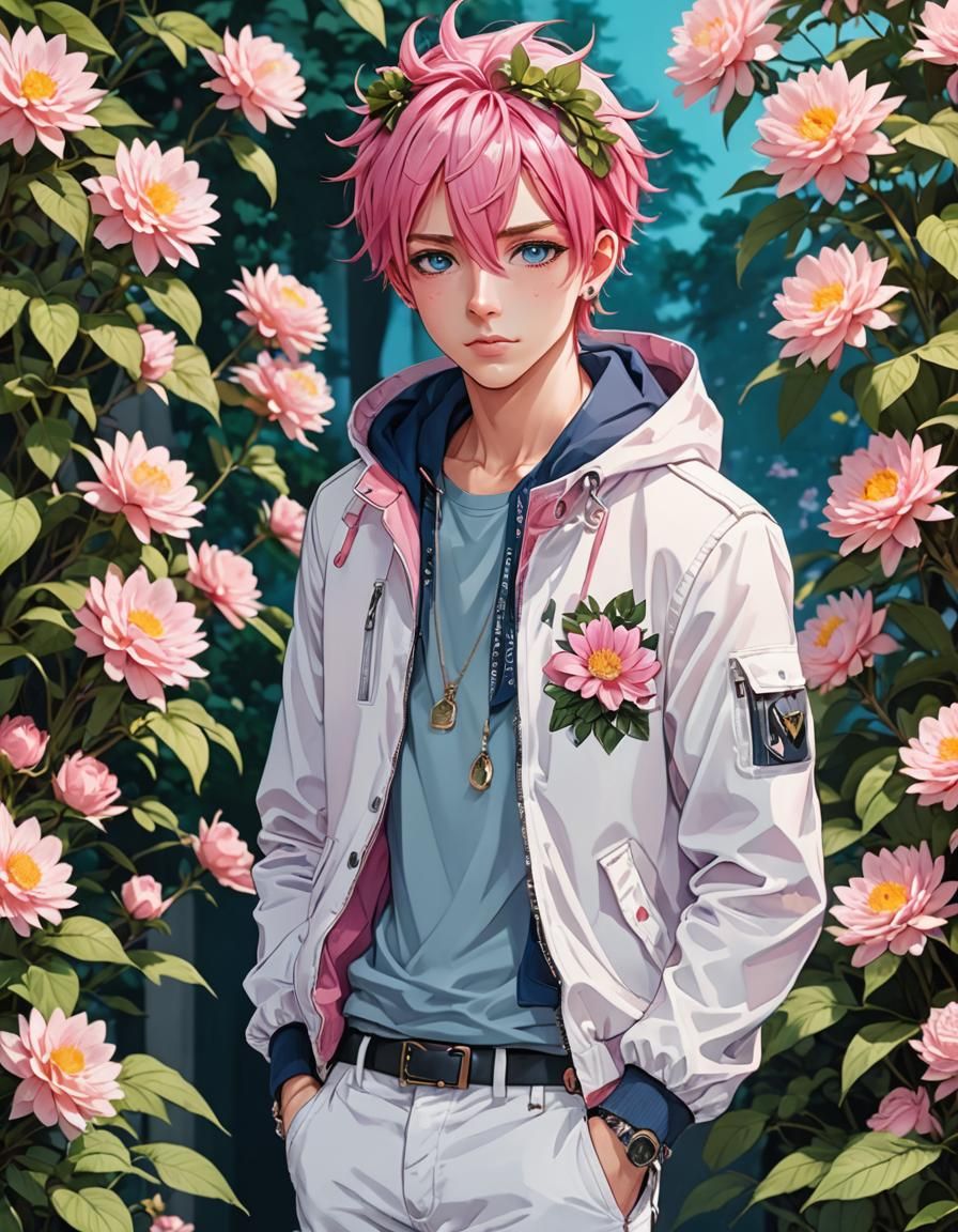 Pink-haired Boy