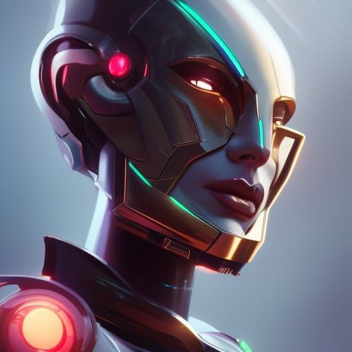 Black Nanobot Suit Portrait in 8k Resolution