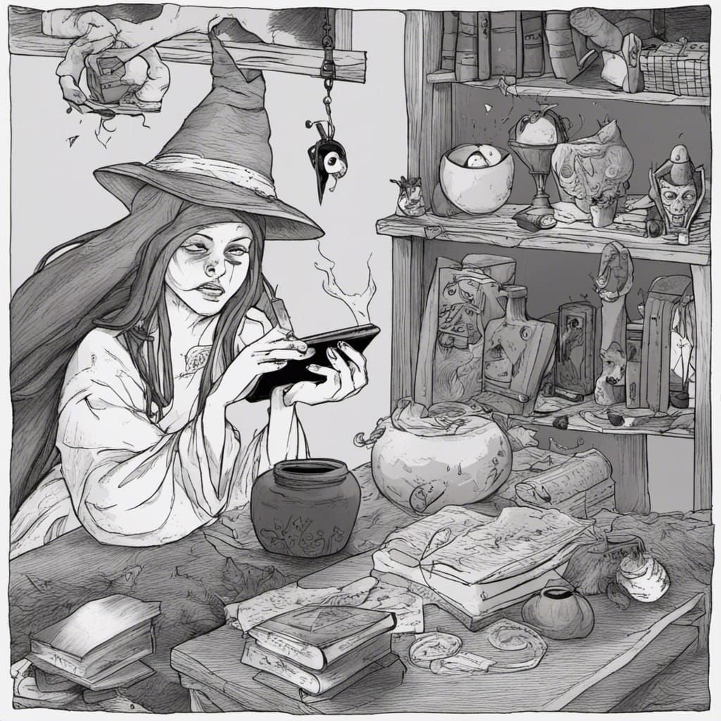 A Witch Curses an Obsolete iPod