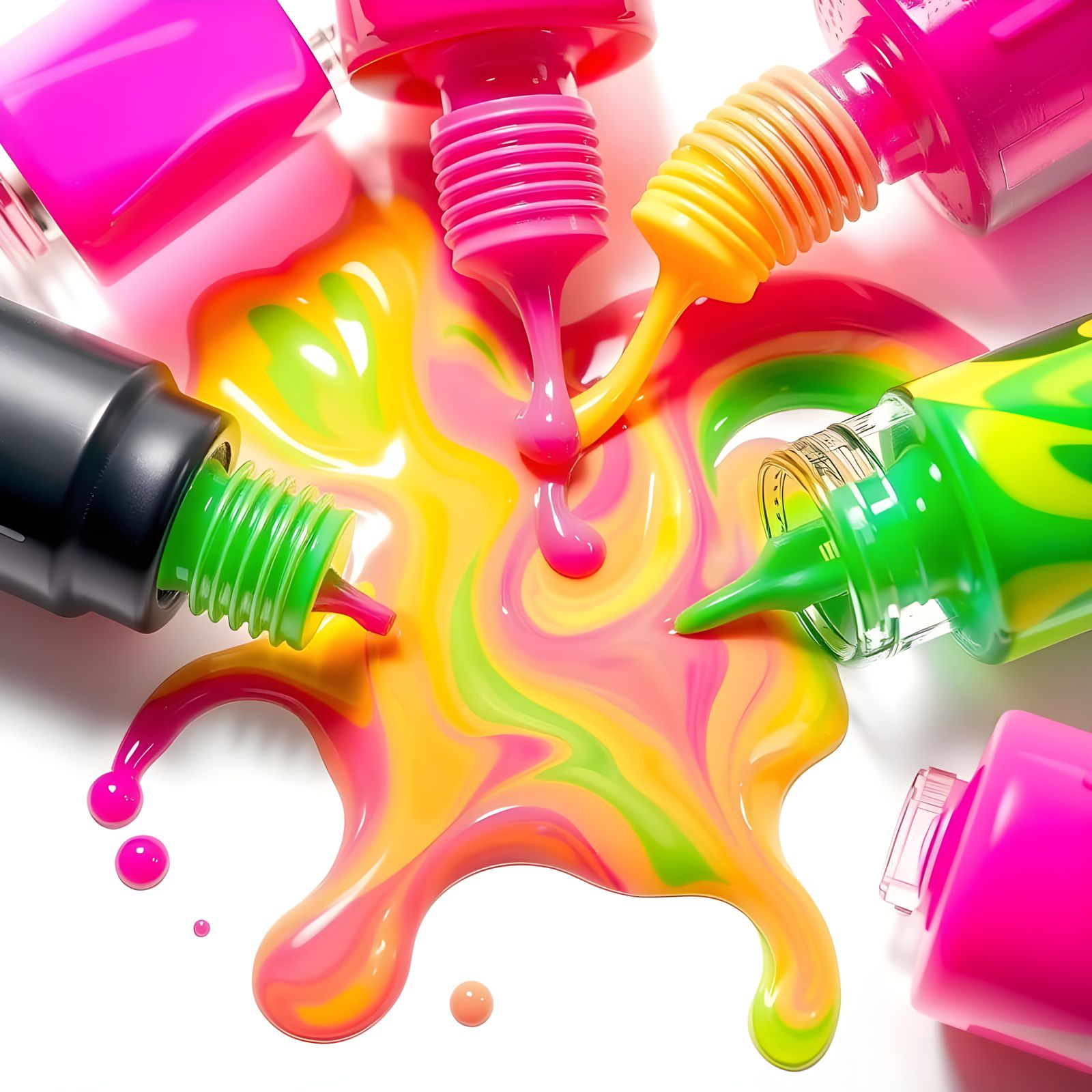 Vibrant Colors in Dynamic Splash