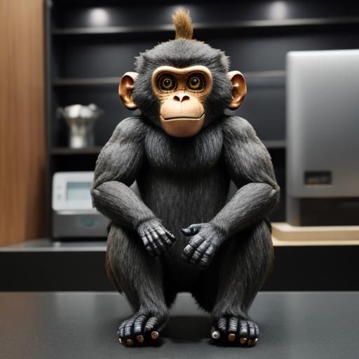 Integrated Robotic Monkey: Futuristic Design