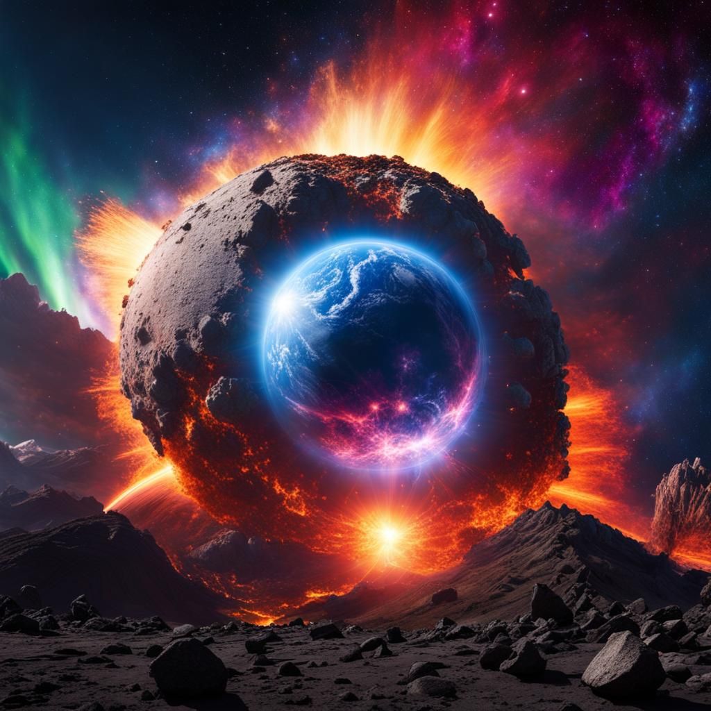 Earth Protected by Graviton Shield from Asteroid Strike