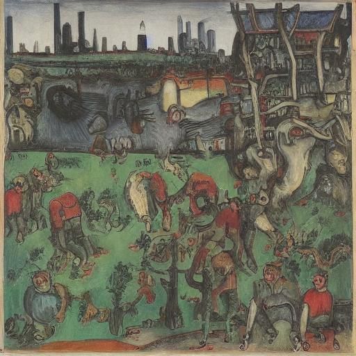 Eeyore's Dystopian Shanghai: Renaissance and Modern Art Styl...