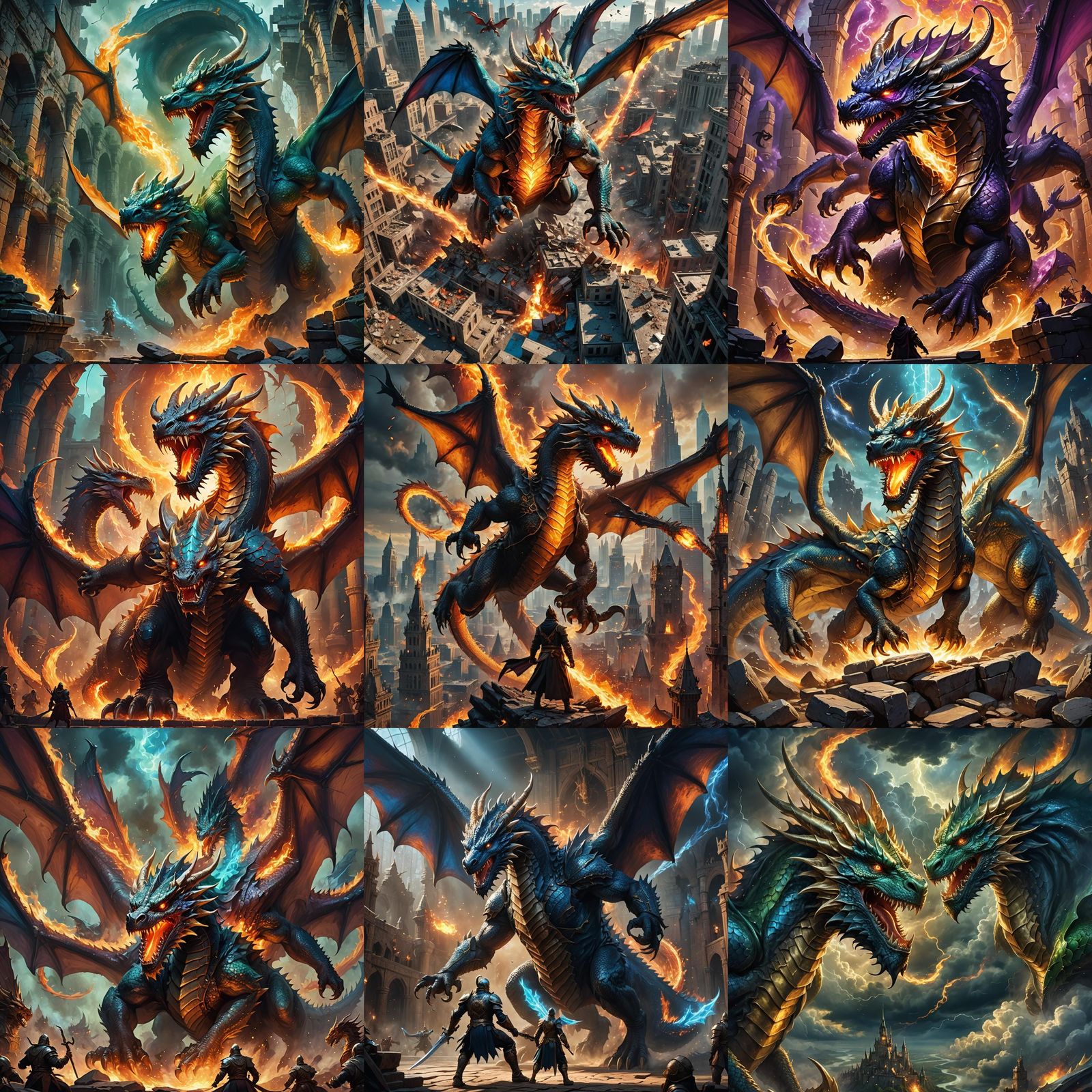 Epic Dragon Battle Against a Cheat