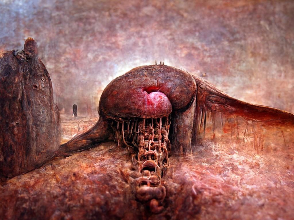 Decaying Meat and Flies in Biomechanical Horror Style