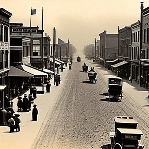 Old West Main Street Photo