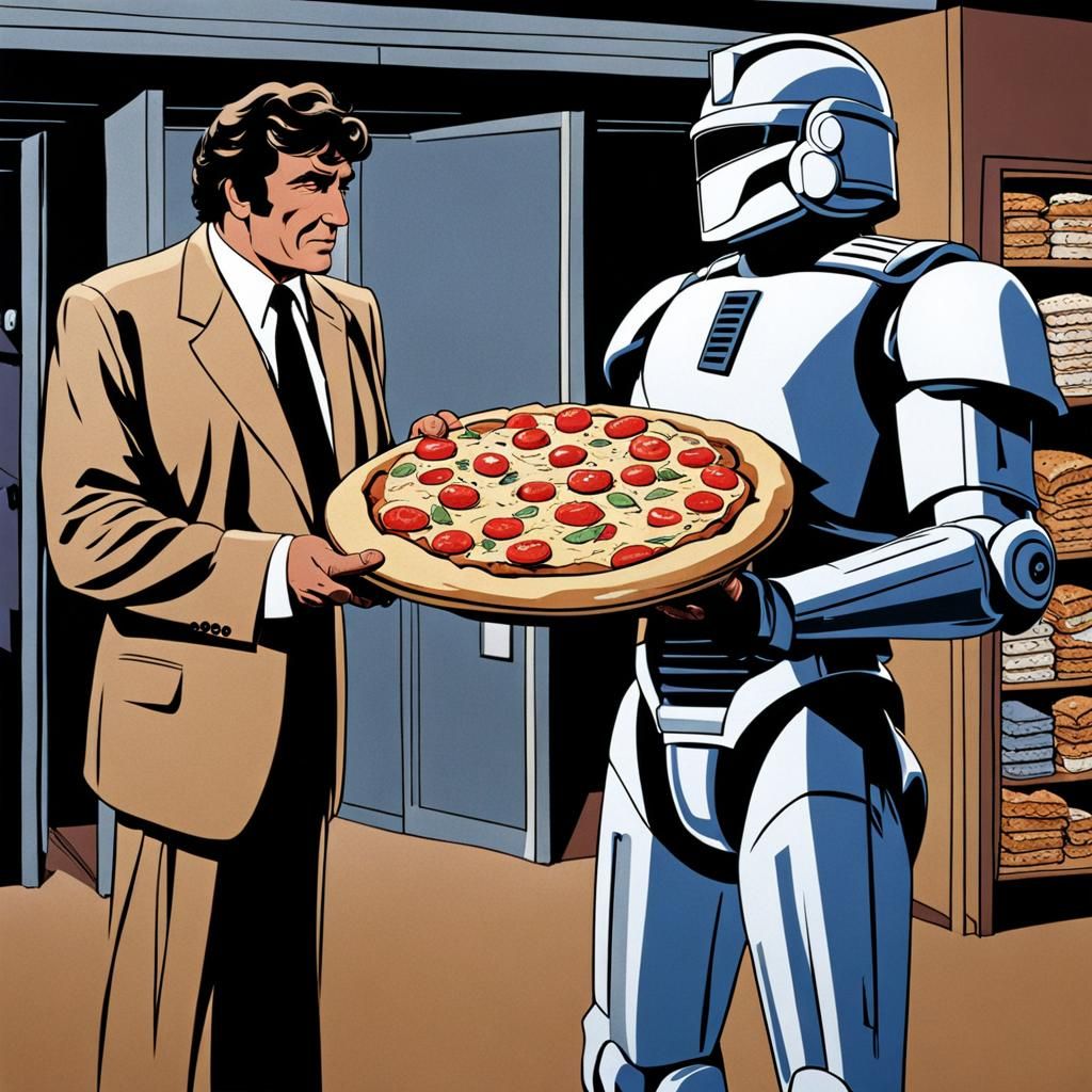 Columbo Delivers Pizza to Robocop