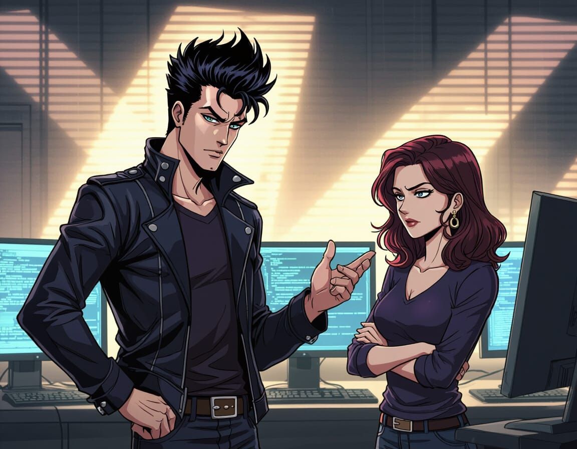 Manga Style Dark Web Justification