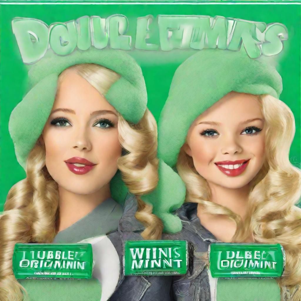 Vintage Wrigley's Doublemint Twins Advertisement