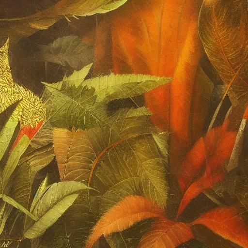 Hedgehog Rings a Jungle Bell as Baroque Still Life