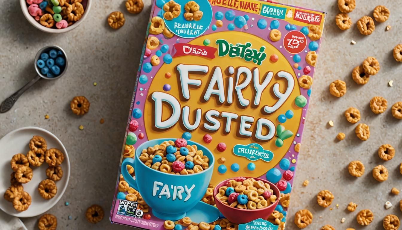 Fairy Dusted Cereal Box Design