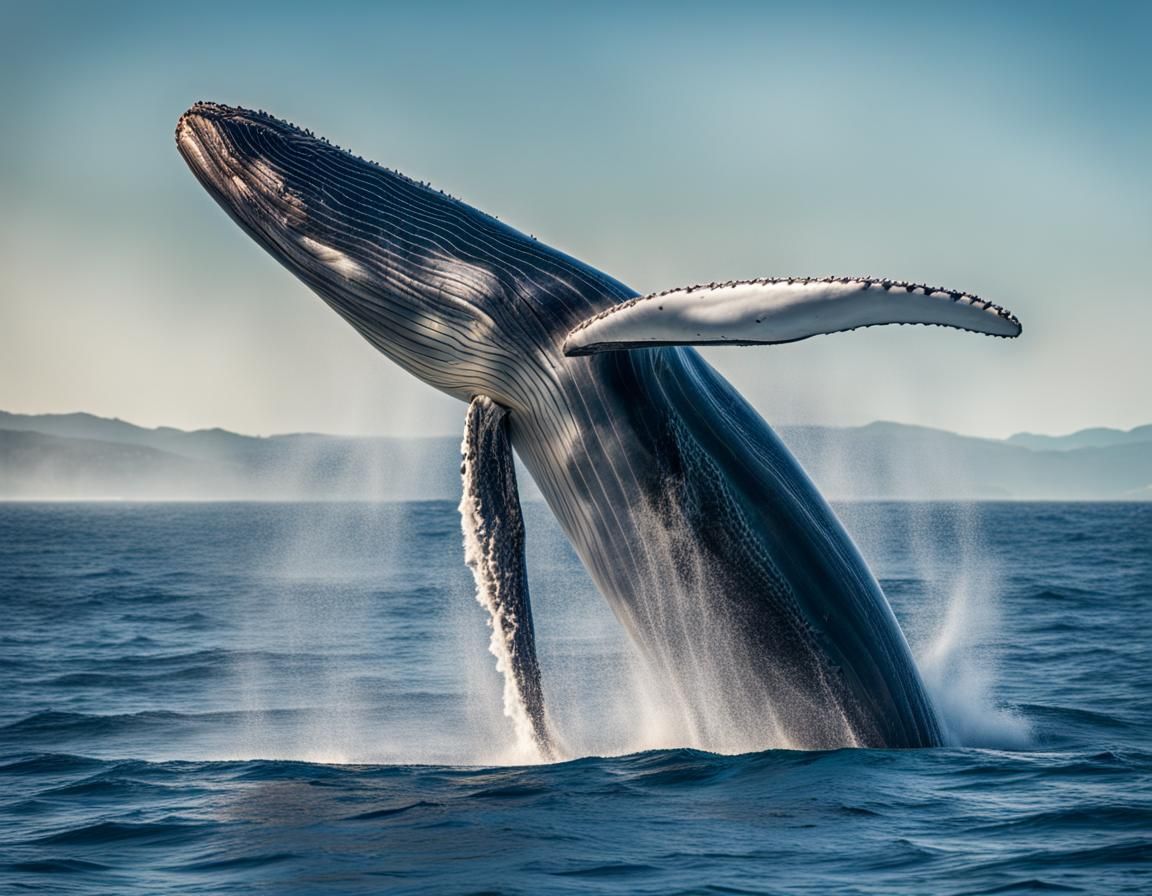 Blue Whale Breaching: Professional Ocean Photography