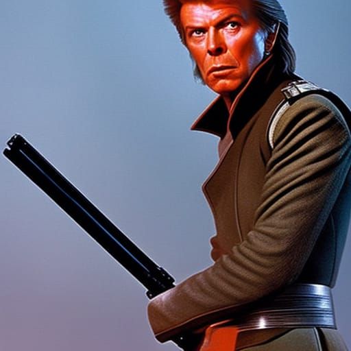 David Bowie as Han Solo in Star Wars
