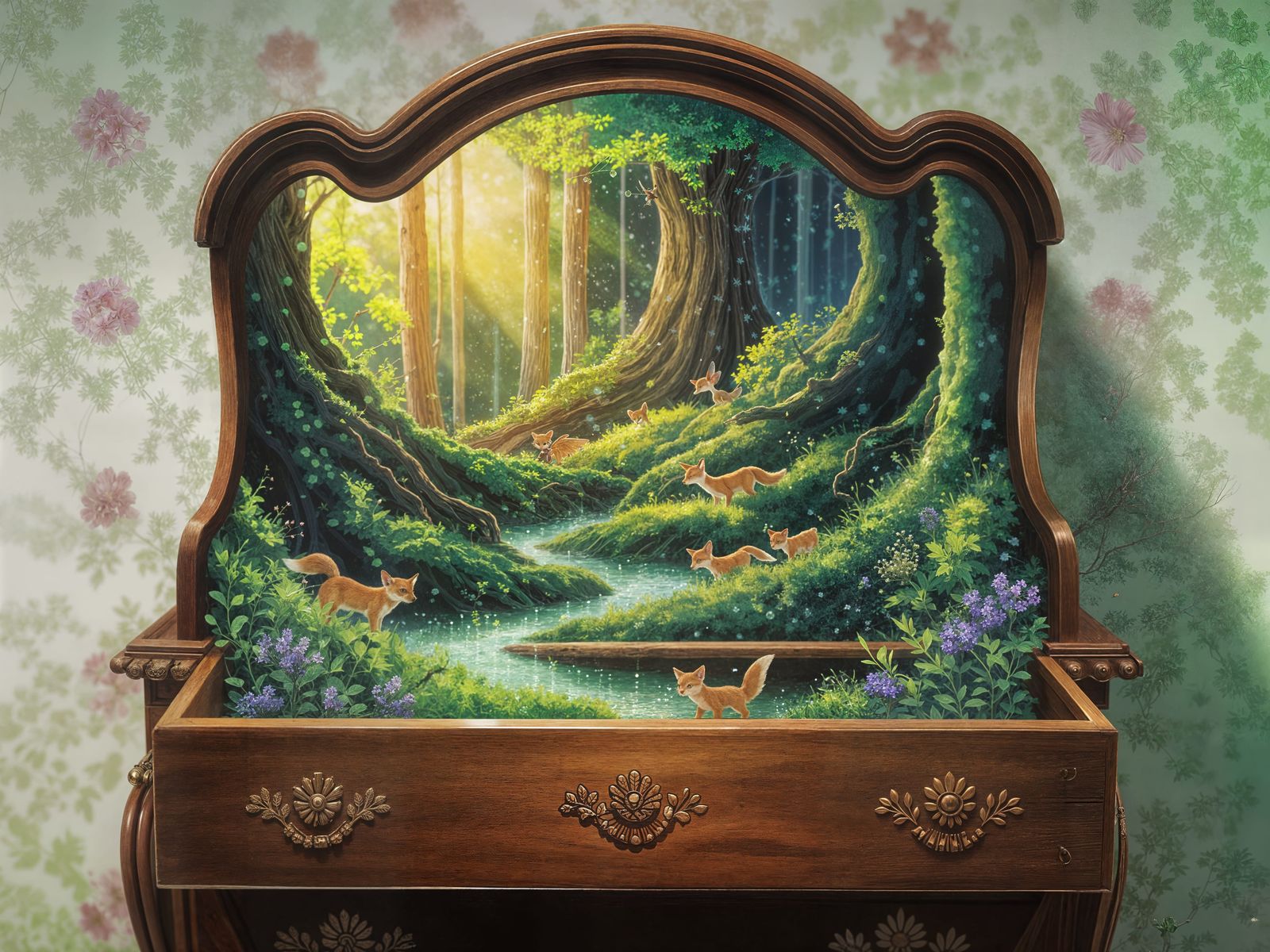 Forest in a Dresser: Fantastical Digital Art