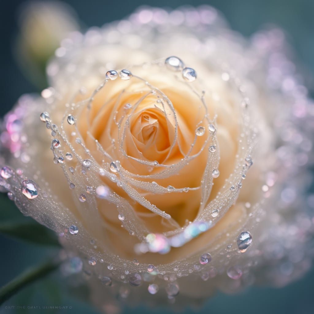 Perfect spider silk Rose