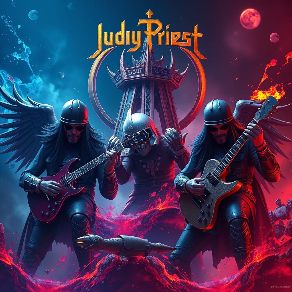 Epic Fantasy Scene in Intricate, Detailed Style