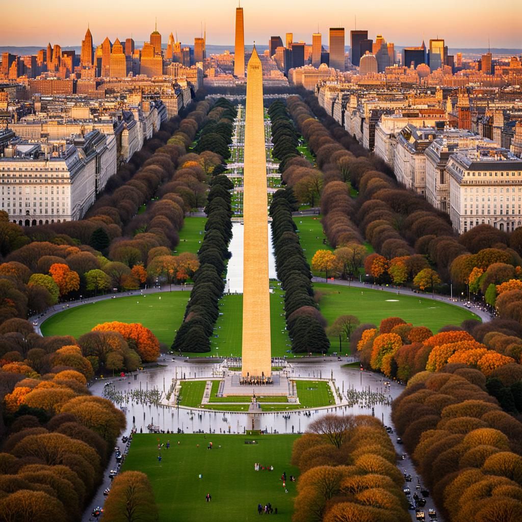 Washington Monument Replaces Central Park