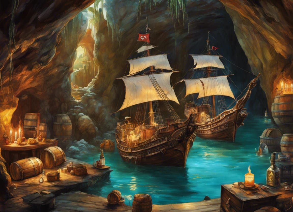 The Pirates Cave Hideout 🏴‍☠️