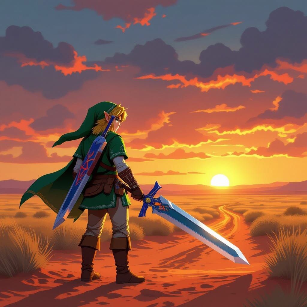 Link's Outback Adventure Begins in Golden Hour Light
