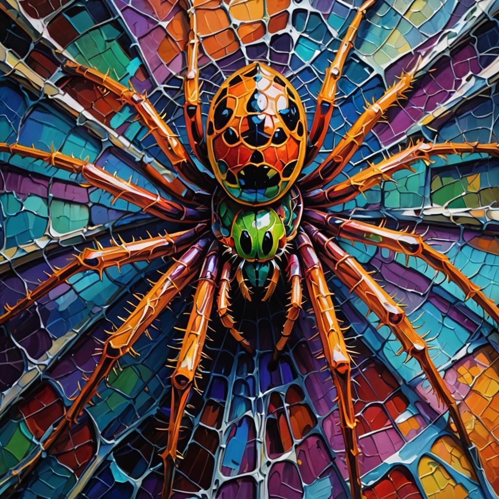 Macrophotography: Spider's Eye View in Expressionist Style