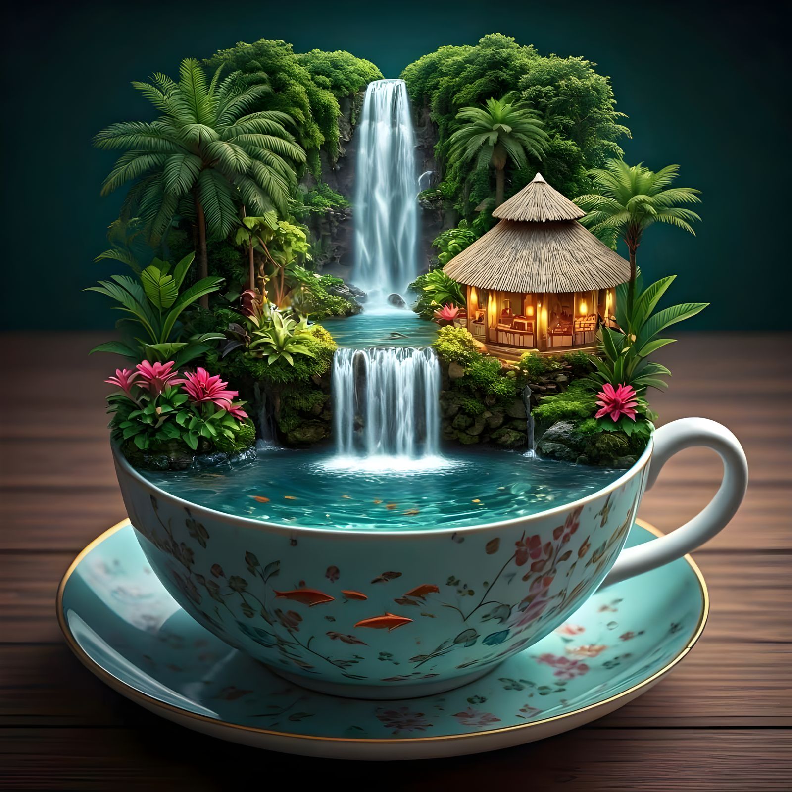 Lush Green Plants and Verdant Foliage