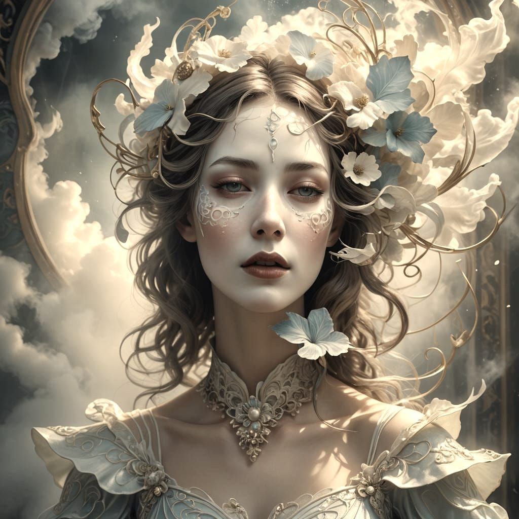 Detailed Portrait: Broken Lullaby in Artgerm Style