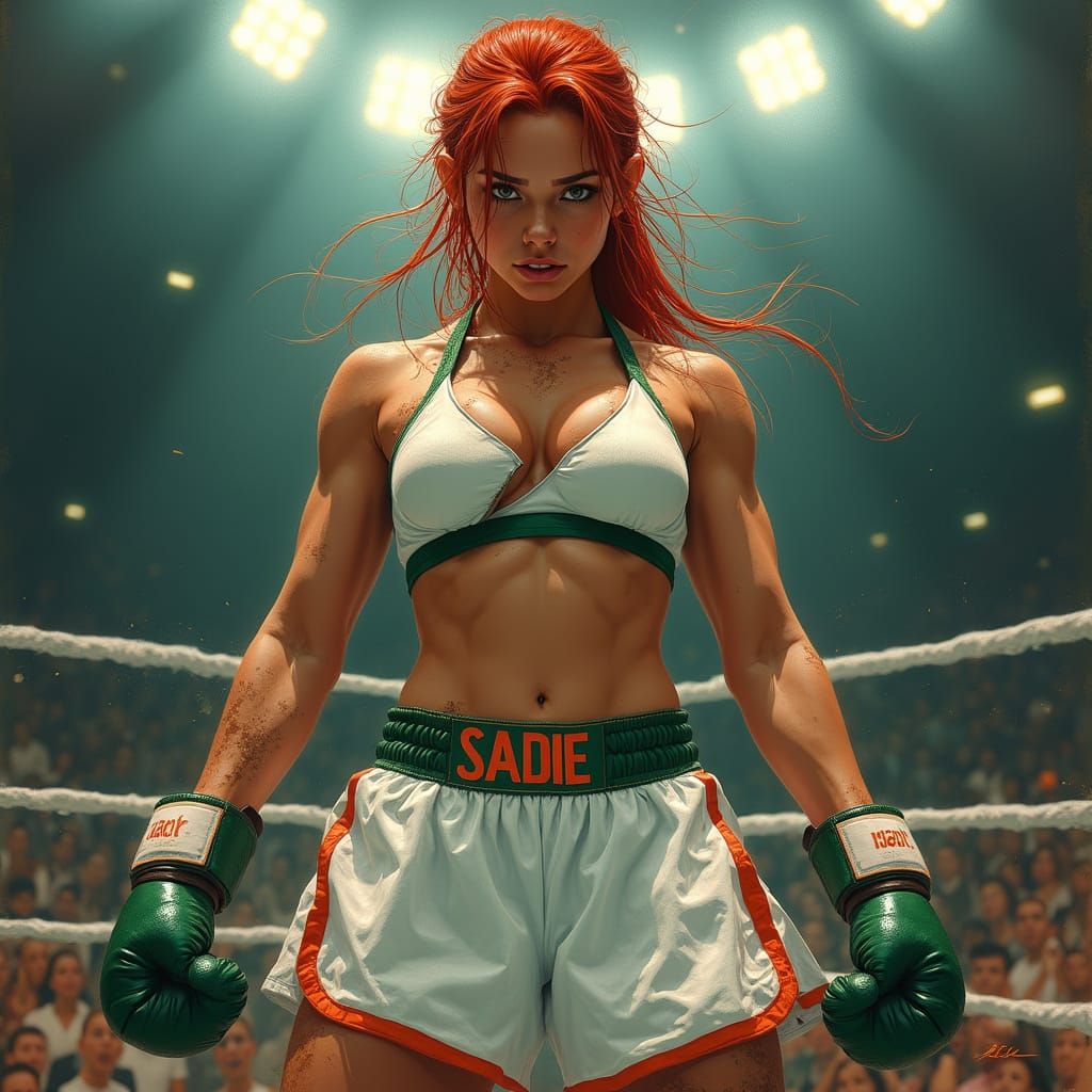 Ethereal Expressionism: Sadie in Urban Realm