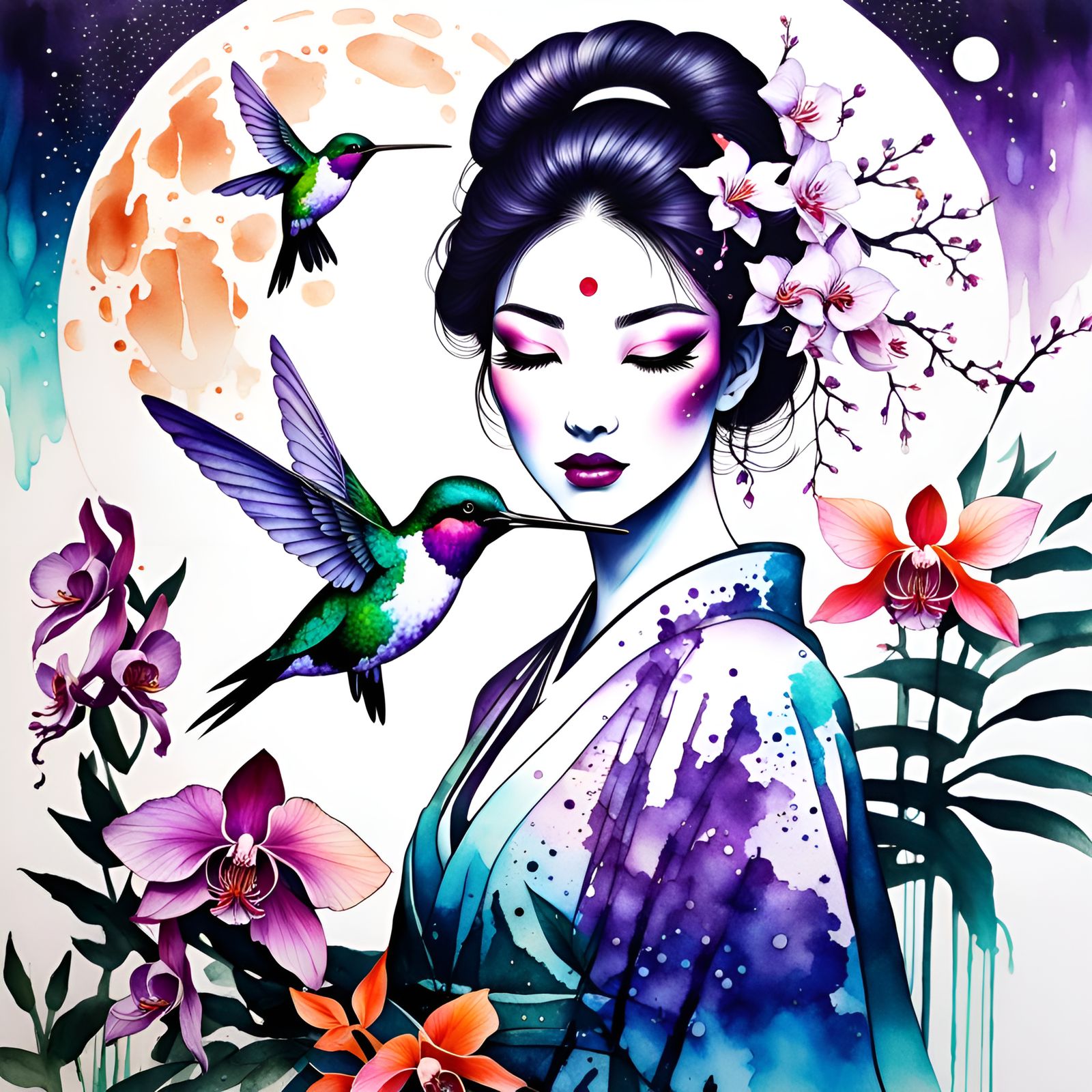 Geisha Of The Hummingbird.