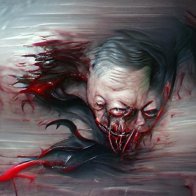 Sinister Gore Art in Rutkowski Style