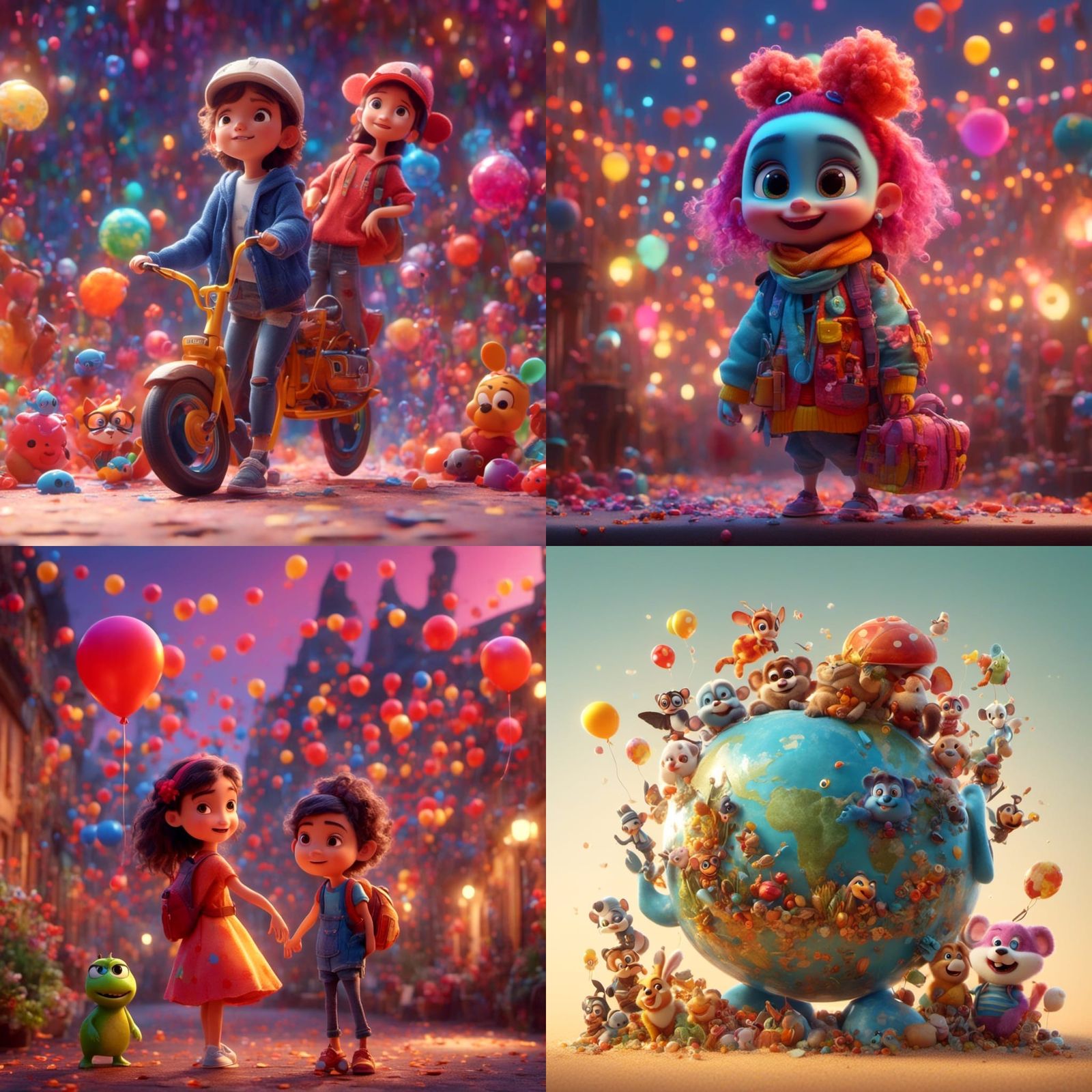 Human Figure in 3D Digital Art Style