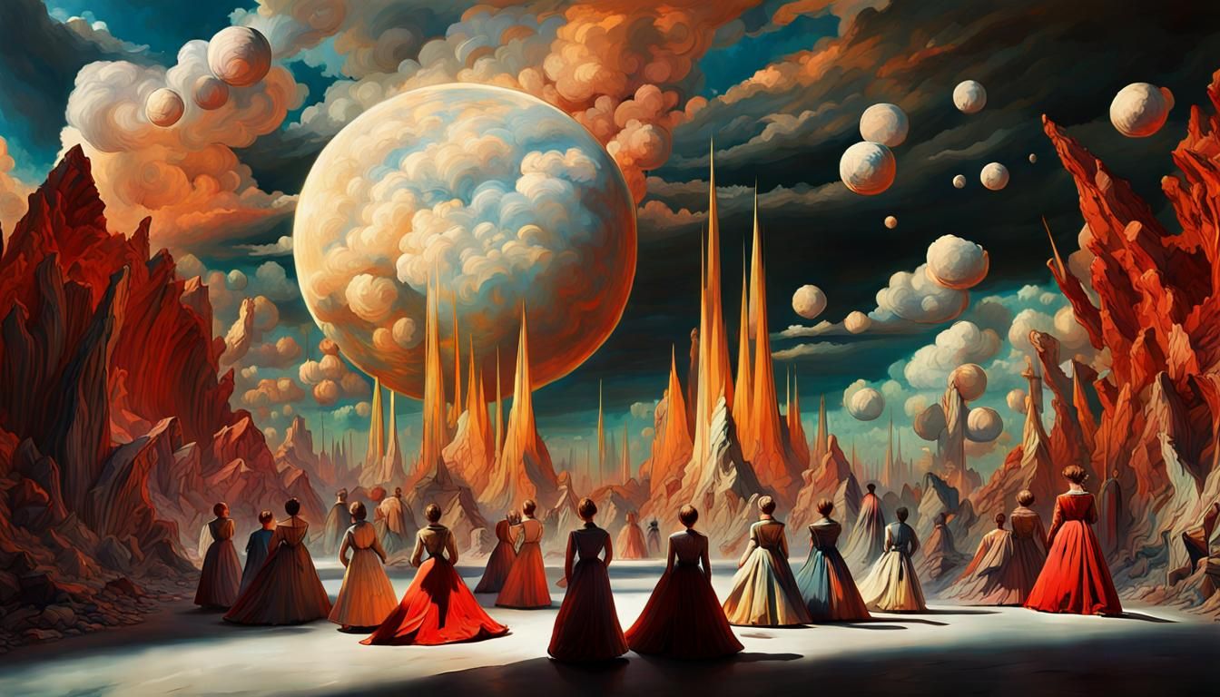 Bizarre Abstract Art: Opera Singers and Opium Dreams